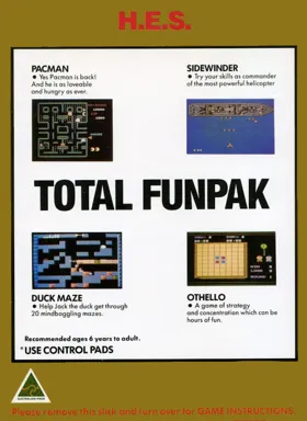 Total Funpak (Australia) (Unl) box cover back